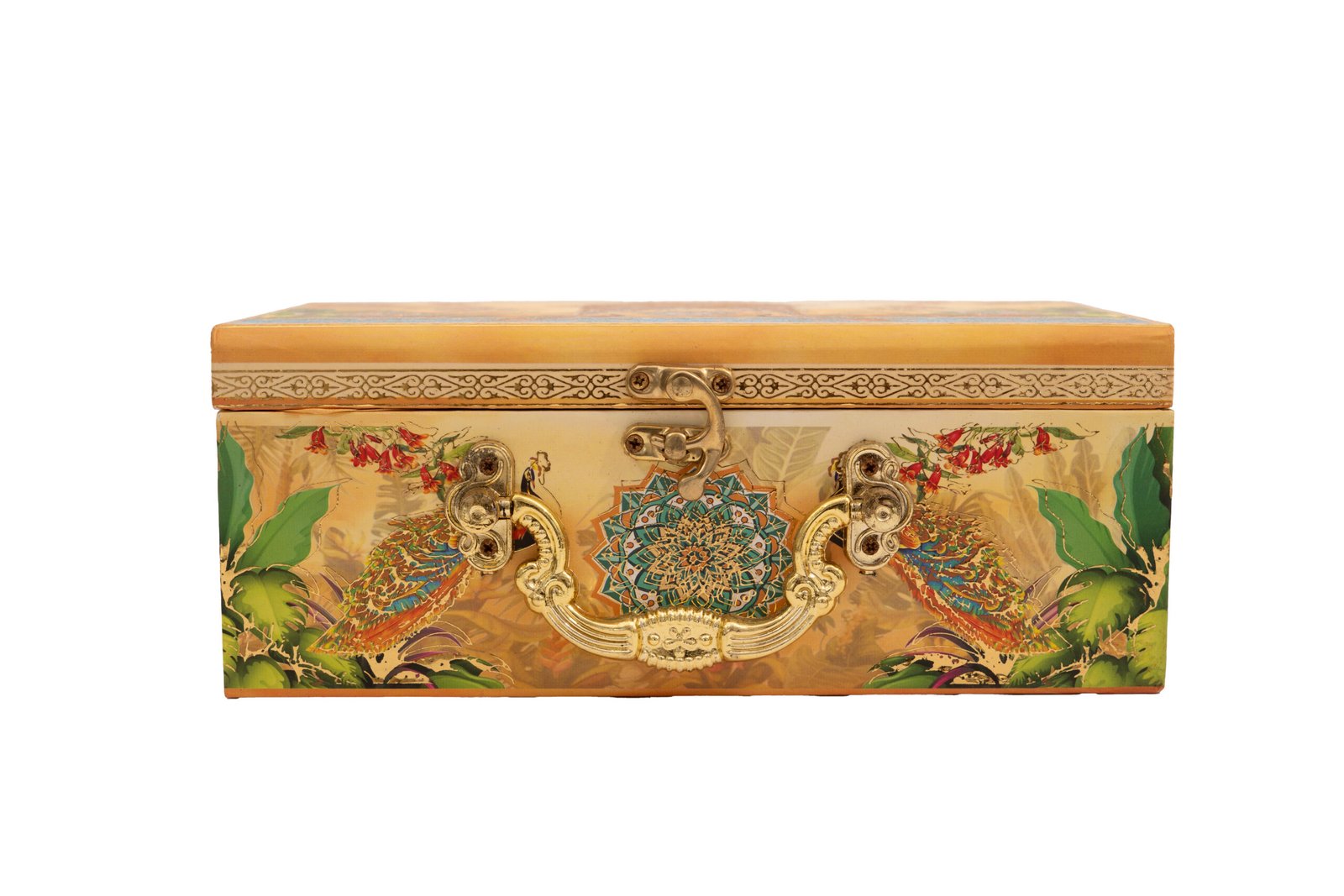 luxury peacock dry fruit gift box 2 meenakari jars with traditional mughal art design luxury peacock dry fruit gift box 2 meenakari jars with traditional mughal art design