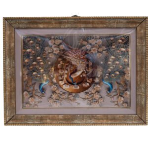 premium dry fruit box with 6 compartments peacock design gift box for diwali, wedding & corporate gifting