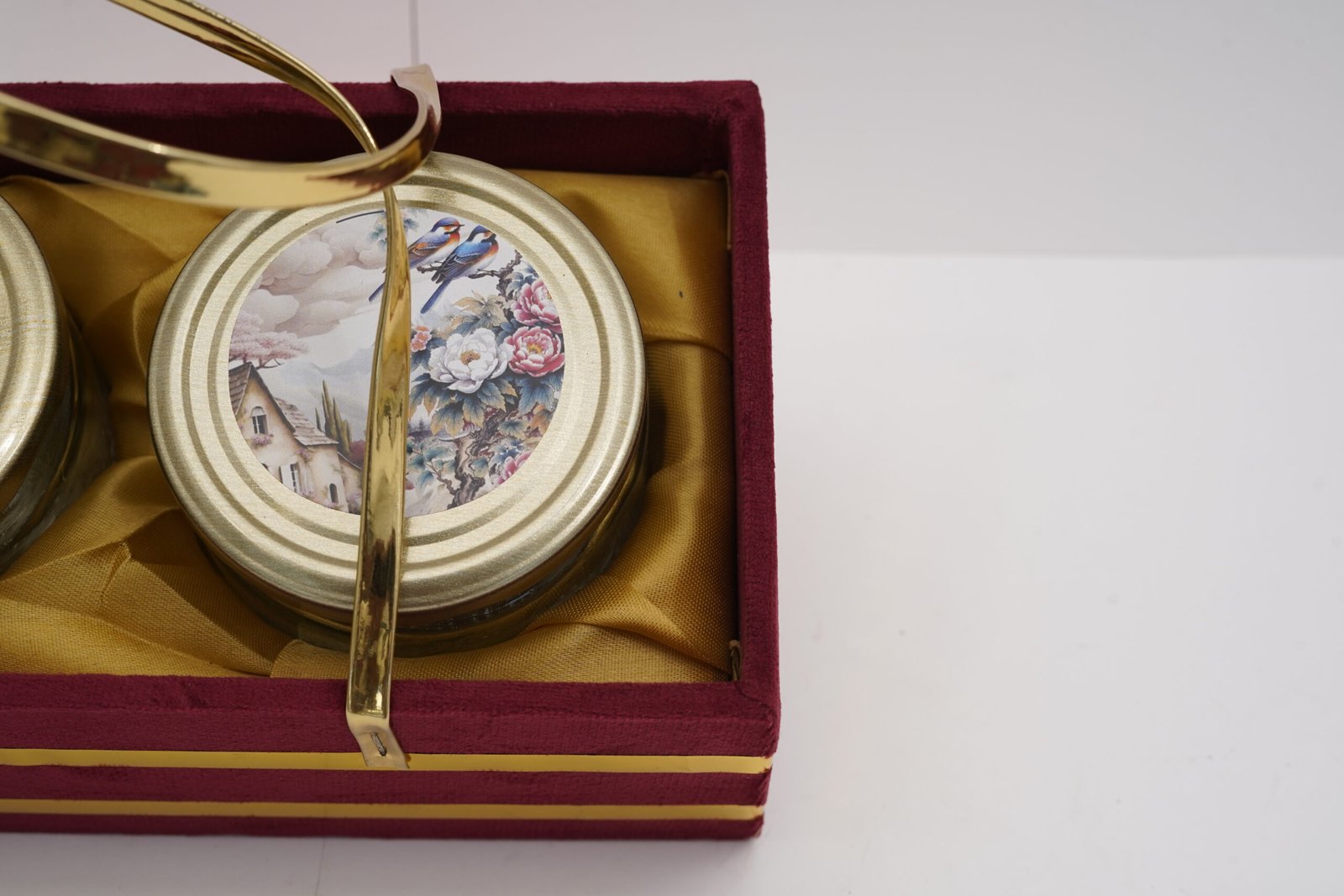 luxury velvet gift basket with 2 designer glass jars – festive dry fruit & sweet hamper luxury velvet gift basket with 2 designer glass jars – festive dry fruit & sweet hamper