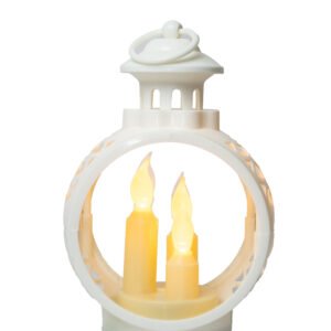 white led candle lantern with flame effect decorative electric lamp