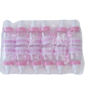baby shower favor bottle pink decorated bottle for girl