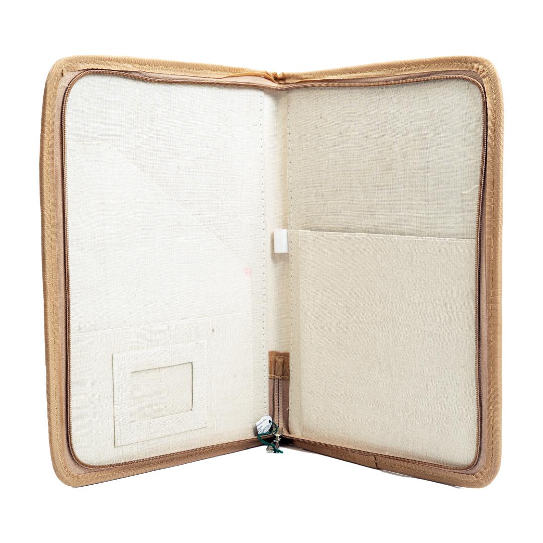 jute file folder with zip document organizer portfolio jute file folder with zip document organizer portfolio