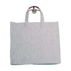 canvas tote bag: heavy duty grey bag 14x12 inches
