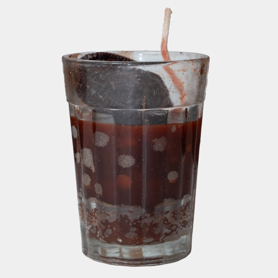 oreo cookie candle in glass oreo cookie candle in glass