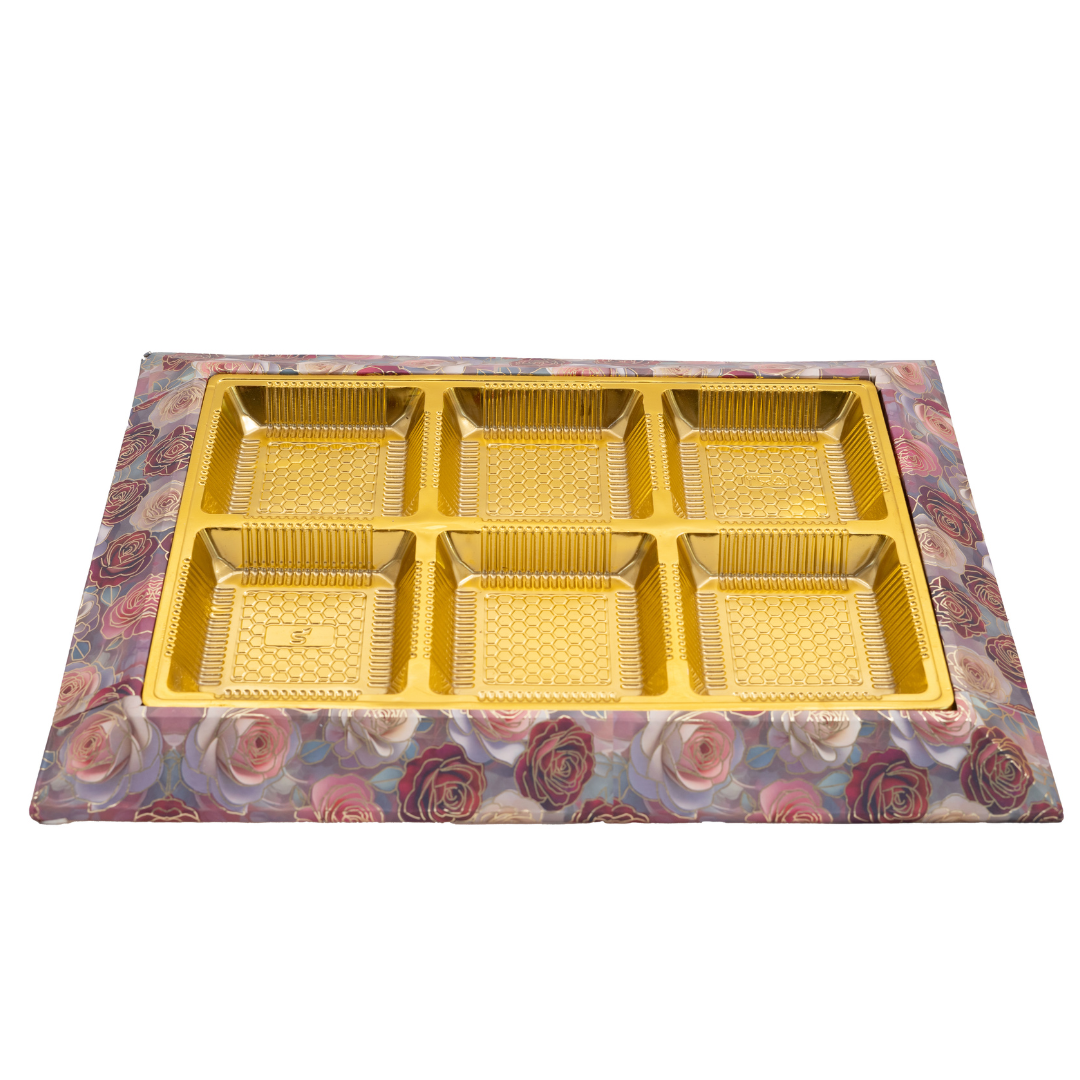 golden dry fruit tray with gift box 6 compartment premium serving organizer golden dry fruit tray with gift box 6 compartment premium serving organizer